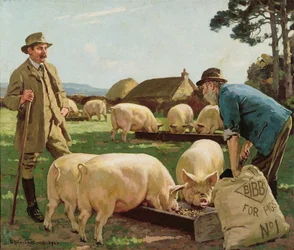 Bauernhofszene, 1927